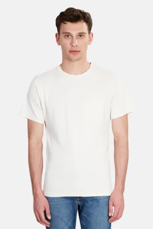 Washed White Jungmaven Baja Pocket Tee