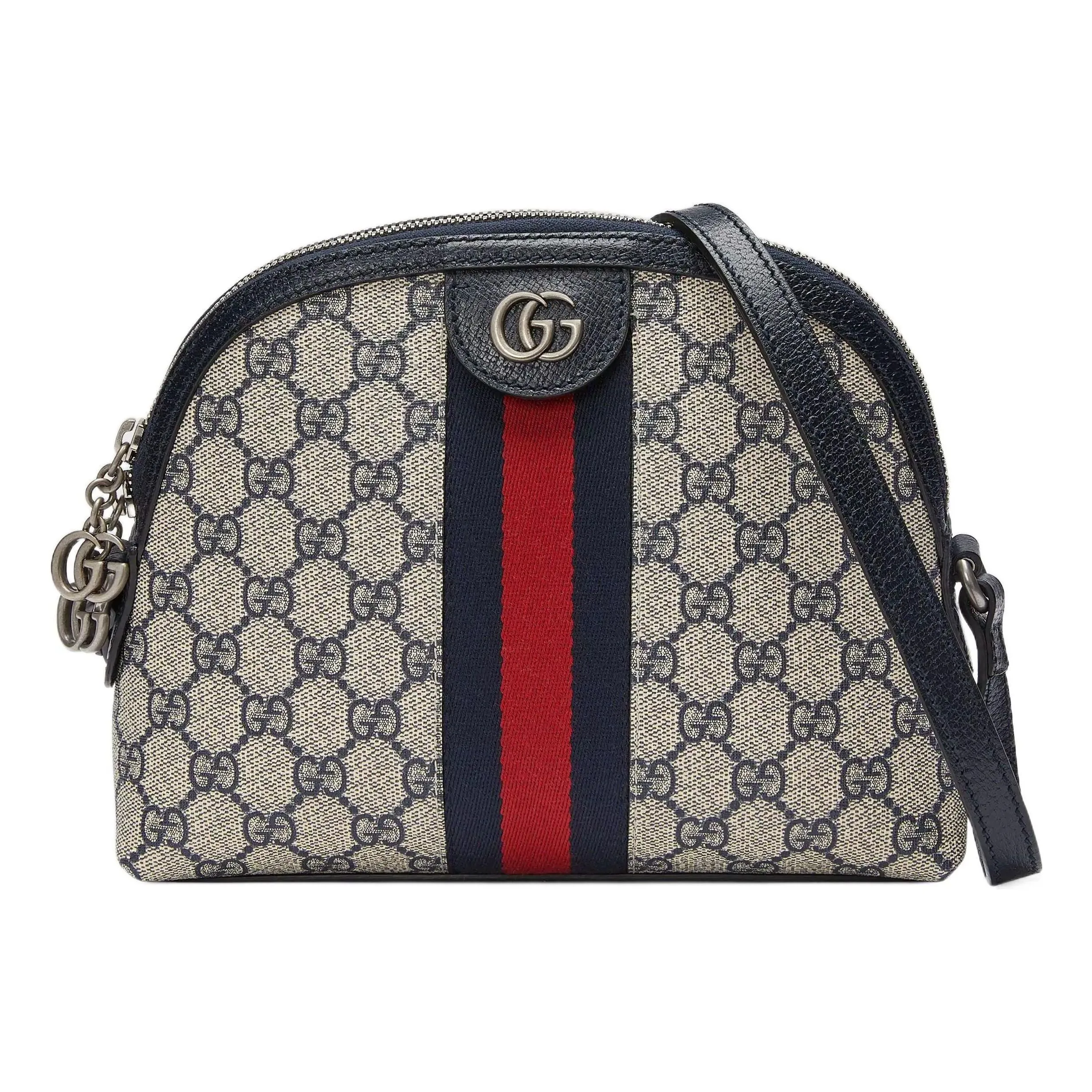 (WMNS) Gucci Ophidia GG Small Shoulder Bag 'Beige Blue' 499621-K05NN-4076