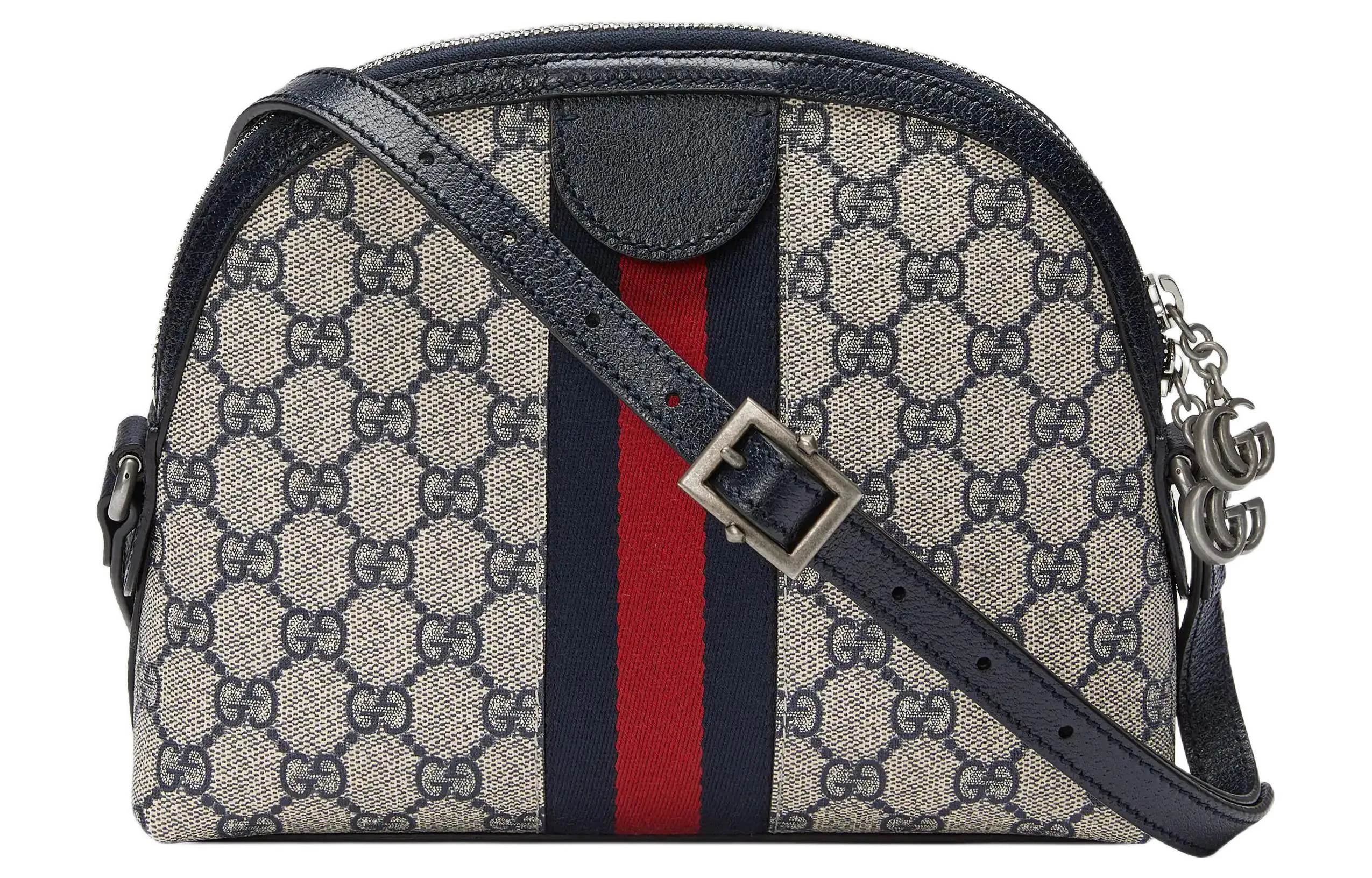 (WMNS) Gucci Ophidia GG Small Shoulder Bag 'Beige Blue' 499621-K05NN-4076