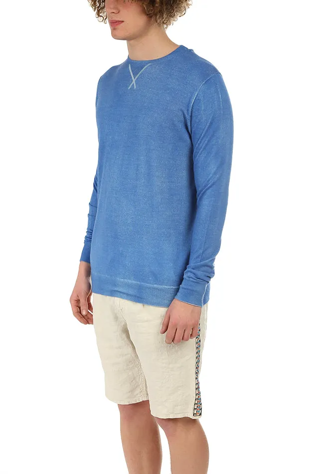 Wool Cashmere Sweater Sky Blue