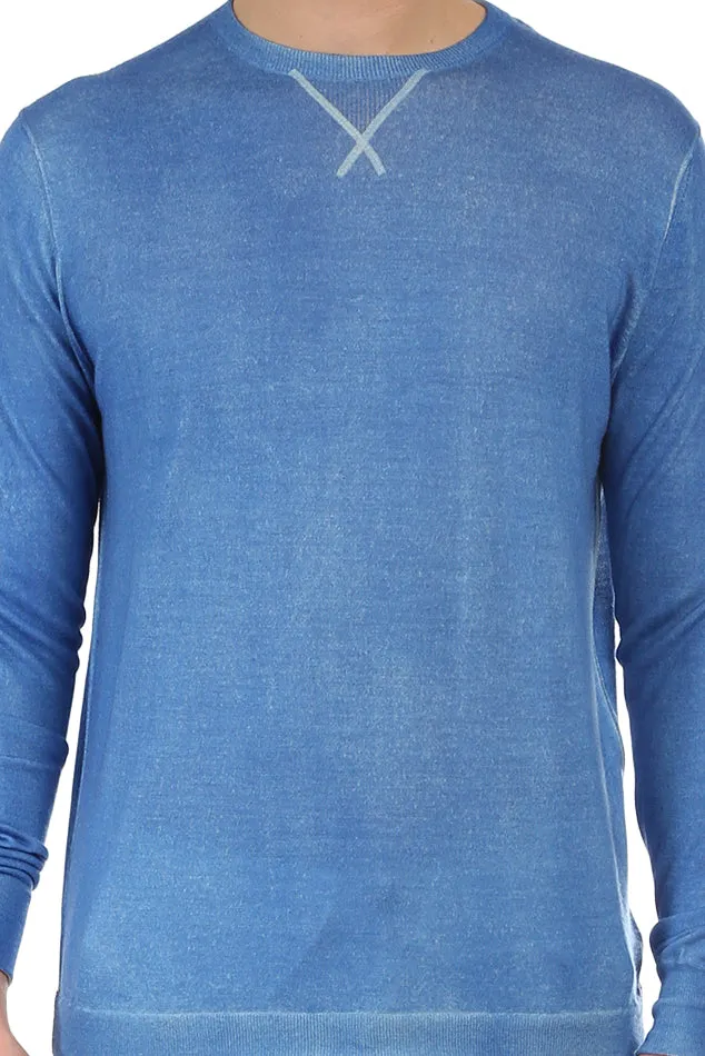 Wool Cashmere Sweater Sky Blue